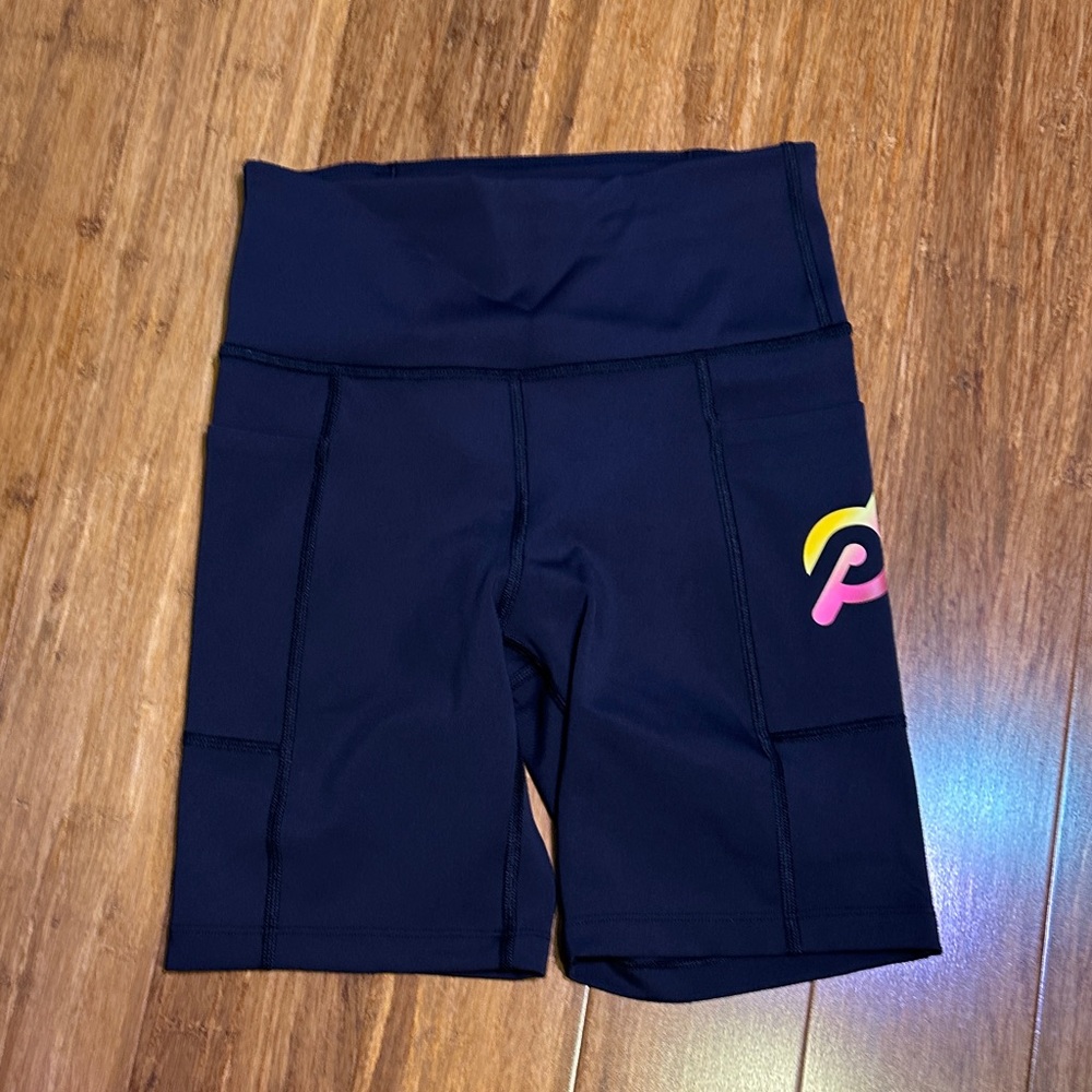 LAST CHANCE OFFER: Peloton Black Bike Shorts with Vibrant Logo